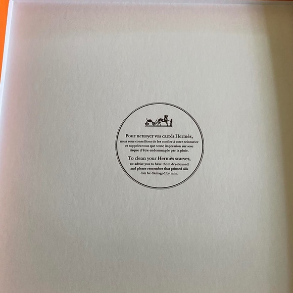 Hermes Scarf Box 9.5" X 9.5" - Picture 4 of 9